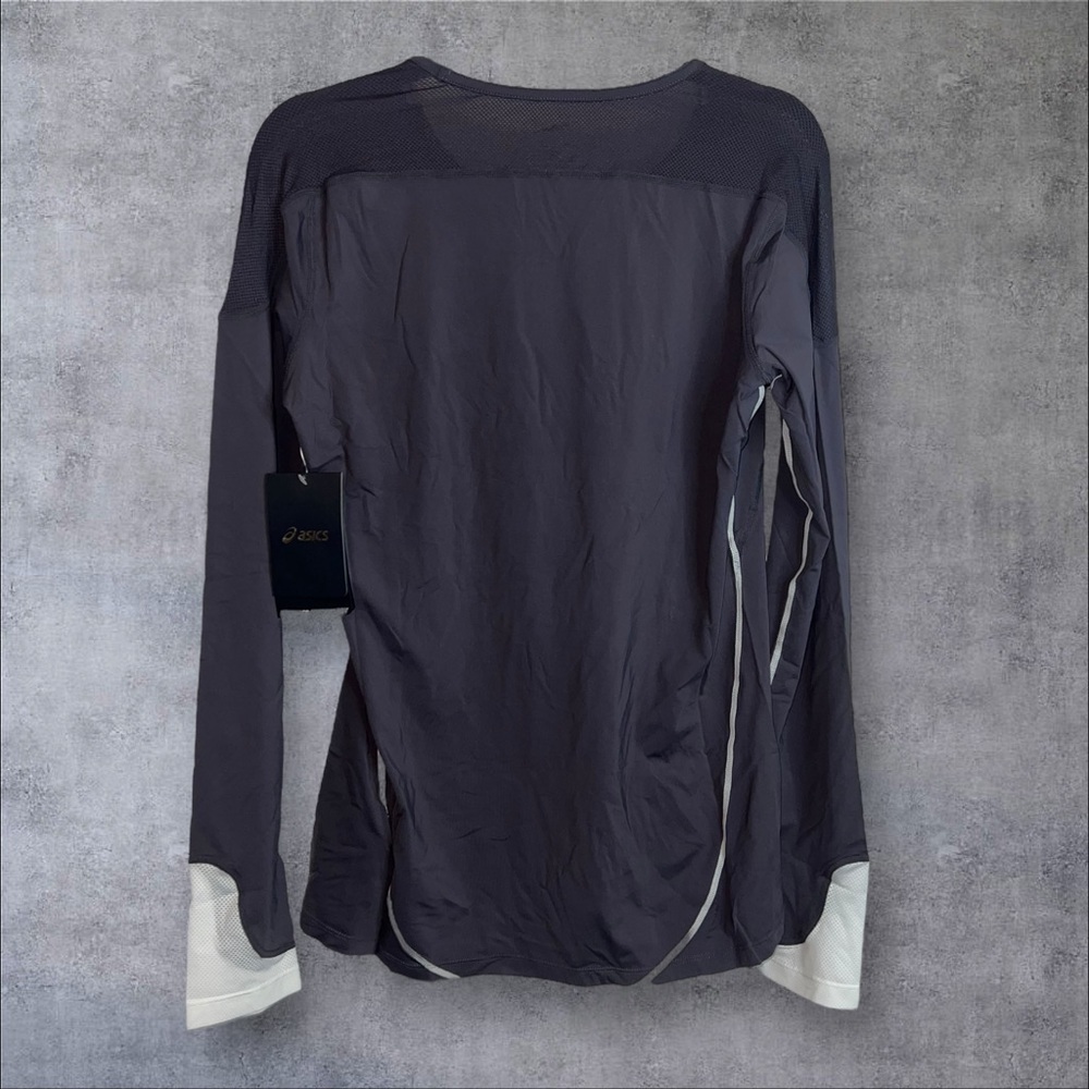 ASICS Men's Gray Long Sleeve Shirt - Picture 3 of 5